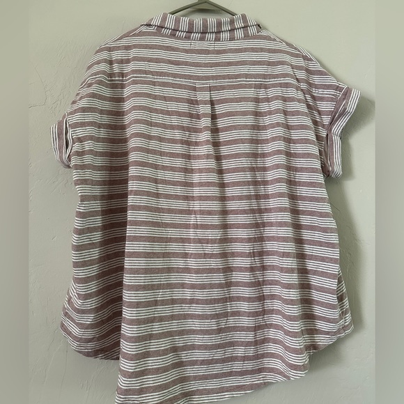 KNOWN SUPPLY size L button up 100% cotton - Picture 7 of 8